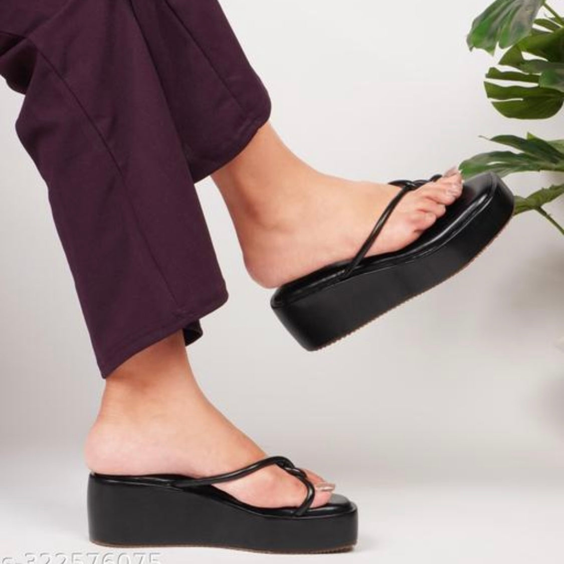 Froh Platform Flats (Black)