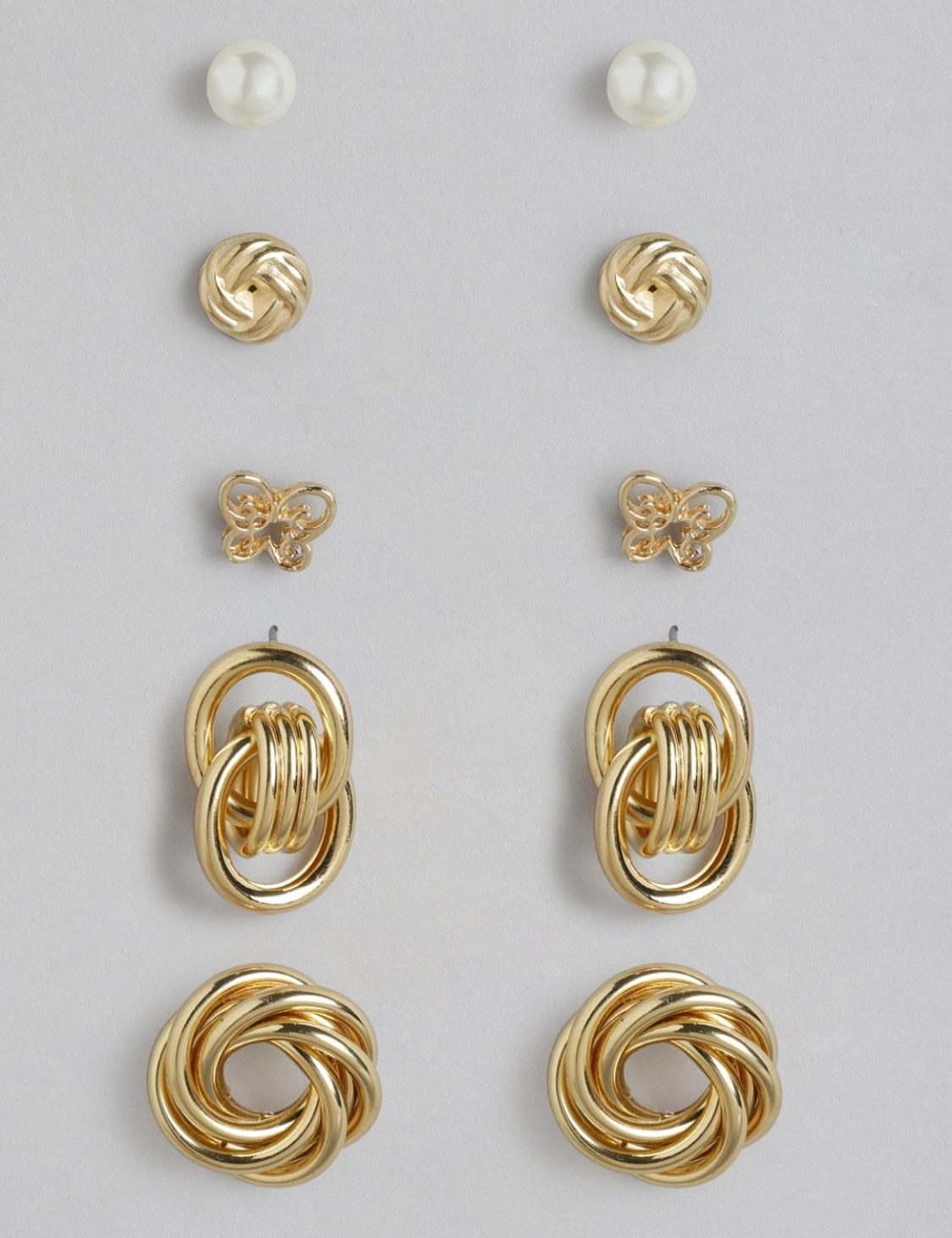 Gold Toned Earring Combo