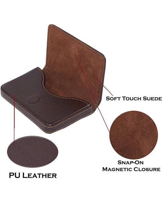 Leather Card Holder + Coin Pouch