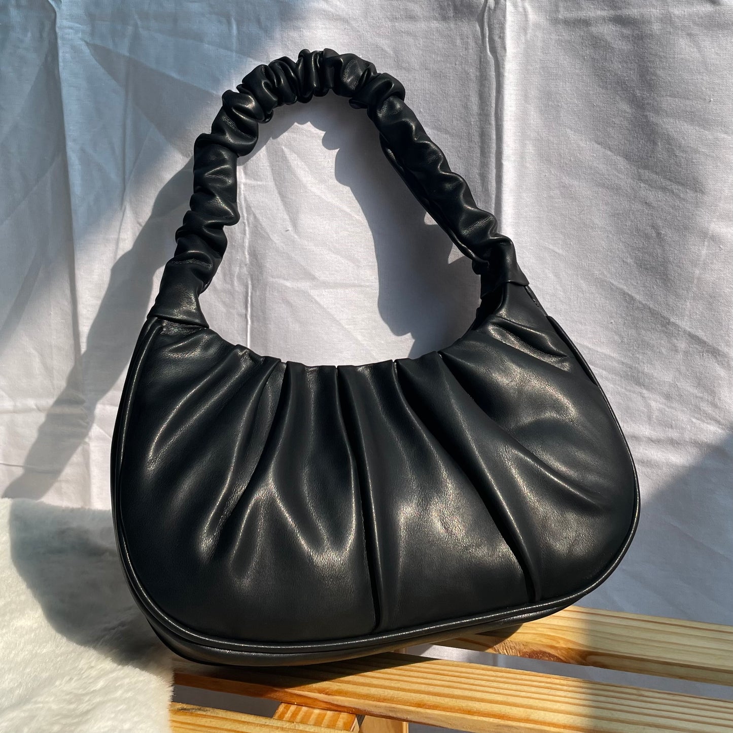 Ruched Handle Bag