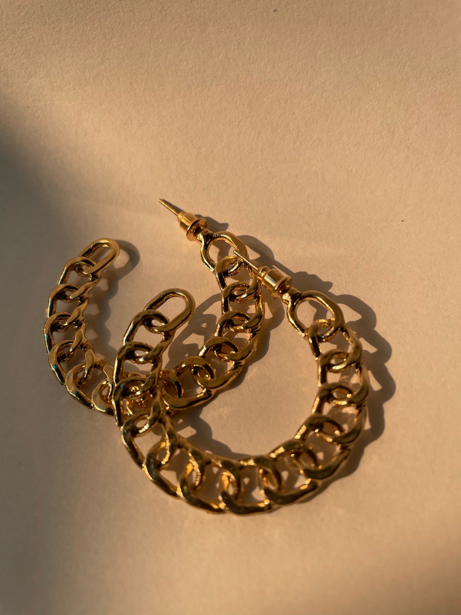 Givenchy G Chain Hoop Earrings, Golden | Neiman Marcus