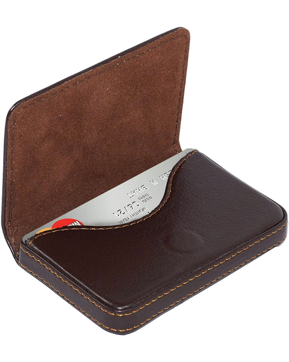 Leather Card Holder + Coin Pouch