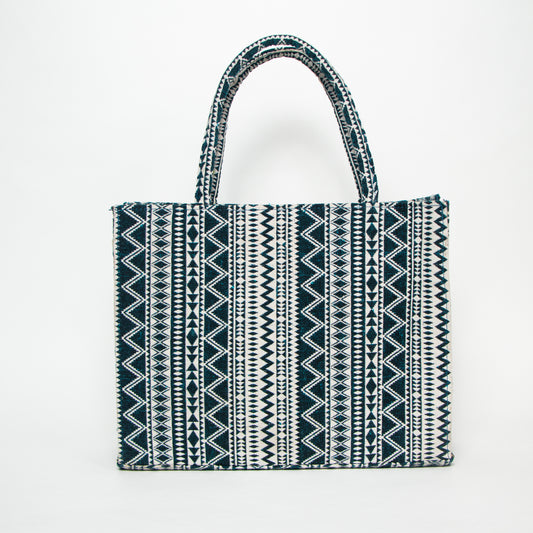 Hailey Blue Tote Bag