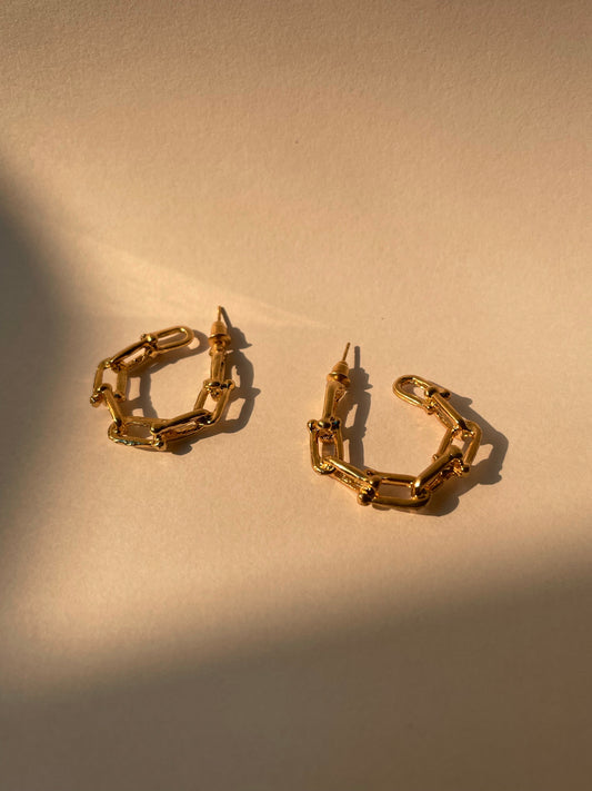 Link Hoop Earrings